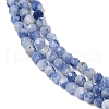 Natural Blue Spot Jasper Beads Strands G-A252-A02-01-4