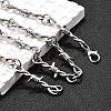 Alloy Barb Wire Necklaces NJEW-R254-01B-P-2