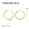 Stylish Stainless Steel Big Hoop Earrings NA7733-2-1
