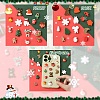 45Pcs 15 Styles Christmas Opaque Resin Cabochons RESI-YW0001-99-3
