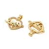 Brass Micro Pave Cubic Zirconia Pendants KK-R229-11G-C-2