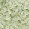 Frosted Glass Beads FGLA-D300-01G-3