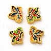 Rack Plating Alloy Beads ENAM-M048-31MG-5