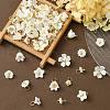 80Pcs 8 Styles ABS Plastic Imitation Pearl Pendants KY-CJ0001-95-5