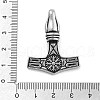 Viking 304 Stainless Steel Pendants STAS-N105-05A-AS-3