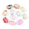Transparent Electroplate Glass Beads EGLA-T025-06M-1