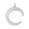 304 Stainless Steel Charms STAS-L022-398P-1