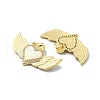 Brass Micro Pave Clear Cubic Zirconia Pendants KK-A221-19F-G-2