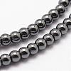 Grade AA Non-magnetic Synthetic Hematite Beads Strands G-P209-01-3mm-1