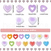 SUNNYCLUE 60Pcs 15 Styles Resin Cabochons Accessories RESI-SC0005-78-2