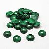 Dome Natural Malachite Cabochons G-O146-03D-1