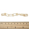 Brass Ends with Chian KK-M308-22G-3