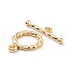 Rack Plating Brass Toggle Clasps KK-E034-13LG-2
