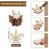 SUPERFINDINGS 60Pcs Wood Pendants WOOD-FH0002-30C-2