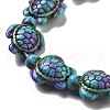 Synthetic Turquoise Dyed Beads Strands G-P507-05M-2