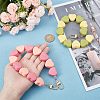 Gorgecraft 2Pcs 2 Colors Heart Acrylic Bead Bag Straps DIY-GF0006-68-3