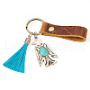 Cowhide Leather Keychain KEYC-TAC00029-2