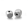 Spray Painted Wooden Beads WOOD-P021-01B-M-3