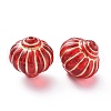 Plating Acrylic Beads X-OACR-P007-03B-3