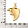 PVD Vacuum Plating 304 Stainless Steel Pendants STAS-M322-01G-3