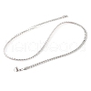 Non-Tarnish 304 Stainless Steel Twist Chain Necklaces for Women NJEW-G140-08B-P-2