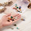 28Pcs 14 Style Natural & Synthetic Mixed Gemstone European Large Hole Beads G-TA0001-37-6