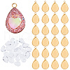   DIY Blank Teardrop Pendant Making Kit DIY-PH0020-88-1
