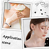 SOFPLATE 75Pcs 5 Colors Round Silicone Focal Beads SIL-SP0001-02-5