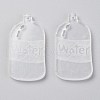 Transparent Acrylic Pendants TACR-O003-02-1