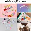 CHGCRAFT 60Pcs 4 Colors Opaque Acrylic Beads MACR-CA0001-22-6