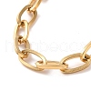 Vacuum Plating 304 Stainless Steel Cable Chain Bracelet for Men Women BJEW-E031-05A-G-2