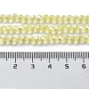 Electroplate Glass Bead Strands X-EGLA-R015-4mm-26-3
