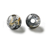 Transparent Crackle Acrylic Beads DACR-D300-01D-8mm-2