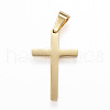 304 Stainless Steel Pendants STAS-H329-69GP-1