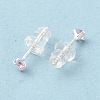 Cubic Zirconia Diamond Stud Earrings STER-M105-01A-S-4