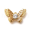Brass Micro Pave Cubic Zirconia Pendants KK-K294-24G-1