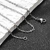 Tarnish Resistant 304 Stainless Steel Women Chain Necklaces X-NJEW-C079-01C-4