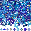 SUNNYCLUE Electroplate & Baking Painted Imitation Jade Glass Beads EGLA-SC0001-27B-1