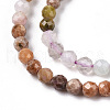 Natural Mixed Gemstone Beads Strands G-D080-A01-03-04-3