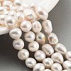Natural Cultured Freshwater Pearl Beads Strands PEAR-P062-30F-1