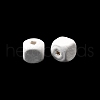 Spray Painted Wooden Beads WOOD-P021-01A-30-3