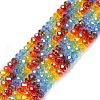 Electroplate Glass Beads Strands EGLA-D300-03-4mm-1
