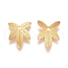 Autumn Theme Brass Filigree Pendants KK-G368-06G-2