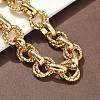 304 Stainless Steel Rolo Chain Bracelets for Women BJEW-S176-01G-B-2
