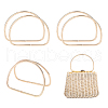 Iron D Ring Shaped Bag Handles FIND-WH0117-72LG-1