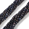 Natural Sapphire Beads Strands G-G204-A01-3.5mm-1