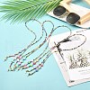 Glass Seed Beads Eyeglasses Chains AJEW-EH00383-2