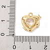 Brass Micro Pave Cubic Zirconia Pendants KK-U042-20G-3