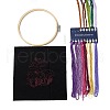 DIY Mushroom Pattern Embroidery Starter Kits DIY-L068-01A-2