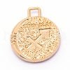 Alloy Colorful Rhinestone Pendants PALLOY-WH0081-54K-2